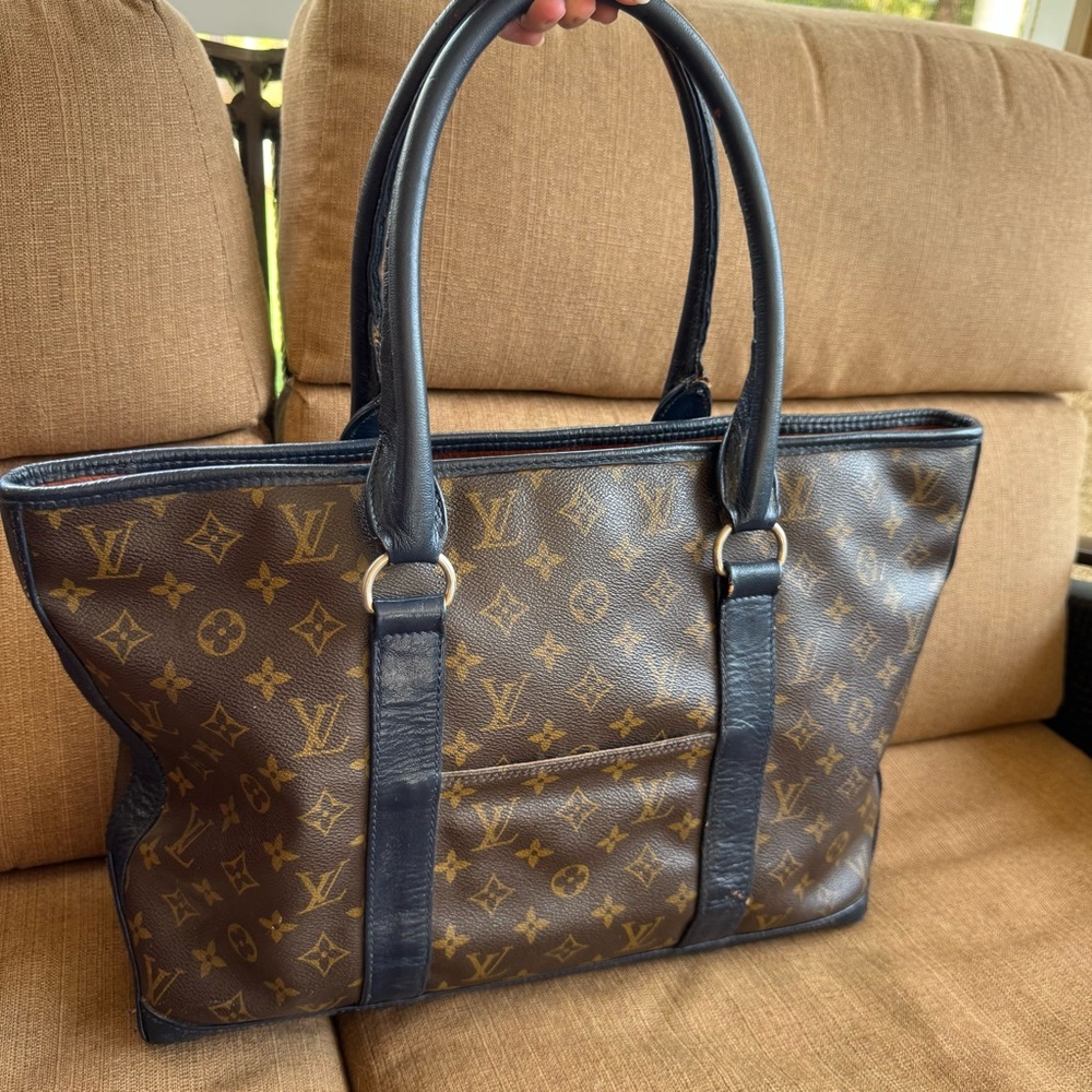 Louis Vuitton Brown Monogram Tote Bag